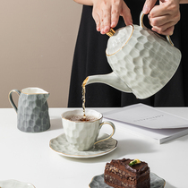 Coffee Cup European small luxury Net red exquisite cup saucer set isn wind light luxury home high-end afternoon tea tea set