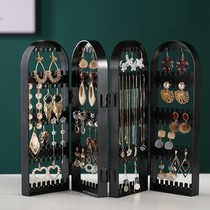 Earrings earrings storage box Jewelry earrings box display rack jewelry box storage rack ins Wind packing box