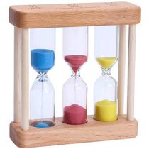 Manufacturer Direct sales Retail 3 min hourglass Smiley Face Hourglass 1 3 5 min Wood Composition Timer hourglass