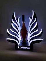 New bar luminous wine holder KTV wine holder red wine wine display rack wine transmission XO stainless steel laser wine holder