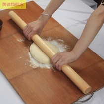 noodles skewers thick solid wood rolling pin dry noodles wooden poles dry long wood handmade sticks crushed noodles dumpling leather household