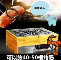 New volcanic stone sausage baking machine Stone commercial small sausage machine Breakfast round machine Electric baking gluten