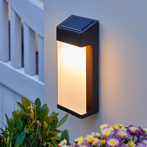 Solar Wall Lamp Outdoor Patio Garden Arrangement Doorway Lighting Decorative Lights Atmosphere Small Night Light Sky Black automatic light