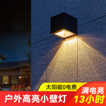 Solar Outdoor Patio Wall Lamp Balcony Garden Arrangement Outdoor Villa Yard Waterproof Decorative Ambience Wall Lamp