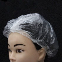 Hairdressing disposable shower cap waterproof transparent PE film Hair Salon cover oil dyeing hair home bath shower cap