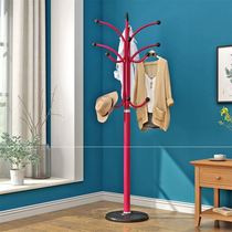 New iron art frame hanging clothes hanger upright clothes hat hanging bag large clothes hanger hanging clothes rack floor bedroom living room