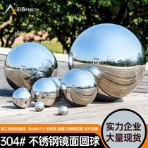 Ruby red blue stainless steel round ball hollow ball Stainless steel decorative float Mirror shiny stair metal ball 304