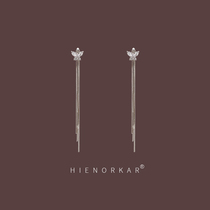 High level Sensation Butterfly Ear Clip Without Ear hole Long style Flow Suear Pendant THIN EARRINGS 2022 NEW WAVE PERSONALITY EARRINGS