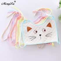 Baby Saliva Towel Strap Round Mouth Pure Cotton Waterproof Newborn Laces Purse Dinner Hood Spring Autumn Season Baby Saliva