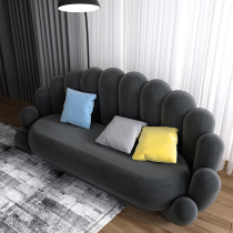 Nordic Minimalist Modern Sofa Tea Table Combinations Suit Guests Area Casual Hospitality Creative Personality Office Sofa