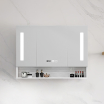 Smart mirror cabinet Separate bathroom mirror cabinet Wall-mounted bathroom mirror with shelf defogging lighting Mirror customization