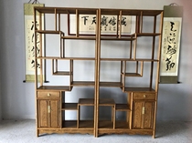 National standard mahogany chicken wing wood bogu frame new Chinese style Ming 180*27*189 (two-piece set) freight to pay