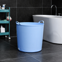 Creative baby bath bucket bath bucket portable storage bucket laundry bucket dirty clothes storage basket children's bath tub