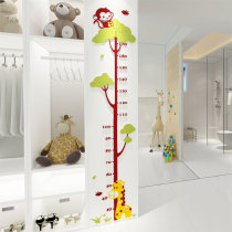 Tree bud baby height stickers 3D acrylic three-dimensional wall stickers kindergarten height ruler childrens room decoration wall paper stickers