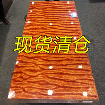Bahua solid wood large board tea table Log tea table table desktop Rosewood mahogany whole board boss desk table