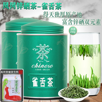 2022 New tea Fenggang Zinc Selenium Tea Sparkling Tea Guizhou Green tea Tite Level Metan Ming Former Cute Shoots 250g Lilly Box