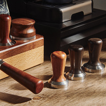 Muvna solid wood coffee press 51 53 58mm Italian coffee machine filler 304 stainless steel press hammer