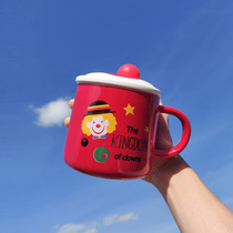 Hot sale clown ceramic mug alternative specialty water cup gift ceramic cup drinking cup breakfast cup
