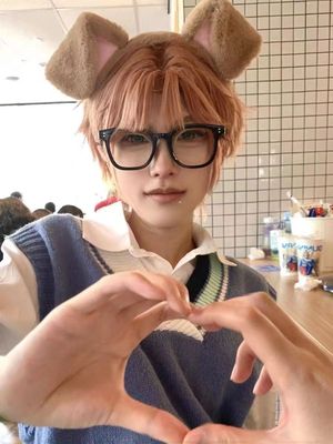 taobao agent Dog hair hoop plush cute soft girl head jewelry dog ears hair jewelry small milk dog head jewelry soft girl giving boyfriend gift
