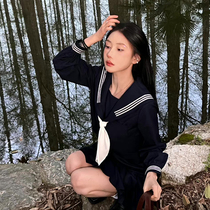 Xue Xiaowan Tongtong JK Uniform Base Section Improved Naval Academy Wind School Sense Sailor Service Class Suit Suit