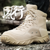 Combat tactical training boots male special forces shoes breathable low-top wear-resistant non-slip waterproof outdoor Land Combat Desert Mountaineering