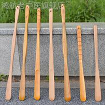 Solid wood shoes plug is long - free postal long - handle shoes pull shoes shoes lazy shoes wear shoes