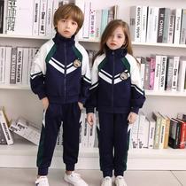 Kindergarten garden clothes Autumn clothes Primary school school uniforms class clothes British style autumn suit Teacher sports two-piece customization