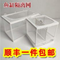 Fish tank Aquarium incubator Small fish Sea water isolation box Net Tropical fish breeding box Production box Hatchery tank breeding box