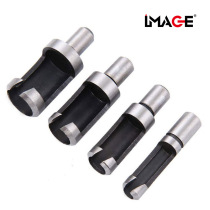 Carbon steel woodcutter woodworking diy drill bit high-speed steel round Rod knife log Tenon take cutter sleeve drill wooden plug drill
