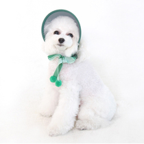 Pet dog hat Spring and summer sun hat Teddy small dog Pet supplies Cat cap Baseball cap exposed ears