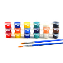 Six-piece hand-painted acrylic pigment 3ml trumpet childrens painting pigment kindergarten diy art graffiti 12 conjoined