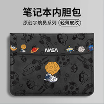 Notebook inner bag for ipad case Huawei macbook computer bag leather print 13pro14 inch ipad9 Protective case Apple tablet bag 15 4 inch Moon Yu