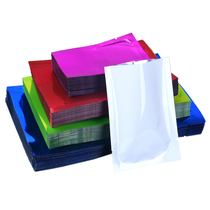 Color aluminized flat pocket cosmetic mask aluminum foil bag powder bag bag bag opaque food vacuum bag