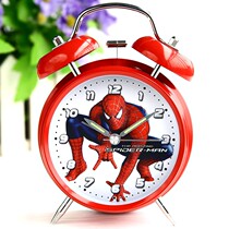 2021 New Spider-Man alarm clock power wake up loud volume Super sound abnormal students with boys bedroom High School