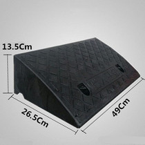 Car slope pad car step pad triangular rubber pad road slope road tooth threshold road along the slope pad