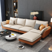 Nordic no-wash technology cloth latex living room small apartment simple modern minimalist single four-person cloth sofa