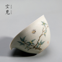 Empty See Jingdezhen Justice Cup Ceramics Day Style High-end Public Cup Sub tea Chinese Advanced High-end Tea Set