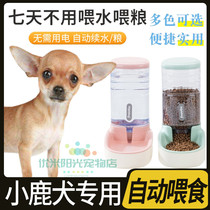 Small Deer Dog Special Juvenile Dog Drinking Fountain Pet Dog Dog Used Automatic Feeder Drinkers Drink Water Supplies Into Dogs