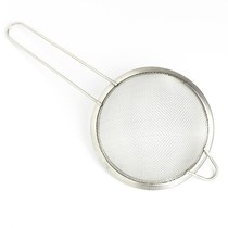 Egg flour screen leak small kitchen household cake sieve filter stainless steel egg soy milk