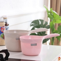 Long handle Water spoon Home Kitchen Water Ladle Plastic Thickened Creative Baby Baby Bath Water Scoop Scoop Water Scoop