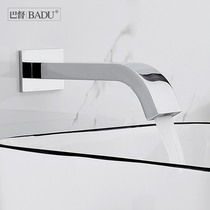 In-wall infrared sensor faucet automatic single-cold hot wall water outlet induction smart hand sander