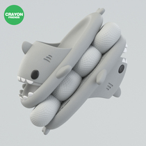 crayonfriends Korean shark mens slippers summer wear home non-slip lovers slippers men