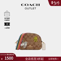 (Tanabata GIFT)COACH COACH OLE LADY CLASSIC PEANUTS Mini SERENA HANDBAG