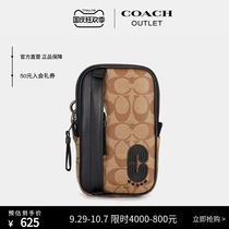 (4000-800)COACH COACH Ole Mens Classic Logo COACH Applique N S Hybrid Handbag