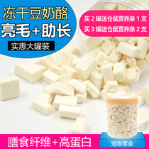 Hamster snacks freeze-dried tofu cheese Golden Bear molars Flower Branch mouse hedgehog Beauty Hair to promote nutrition small pet supplies