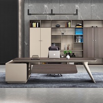 The bosss desk is simple the modern Presidents managers desk is combined with the luxury of the atmosphere the office furniture.