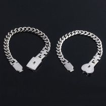 Valentines Day mens and womens interlocking heart bracelet a pair of lock key couple bracelet bracelet Net Red