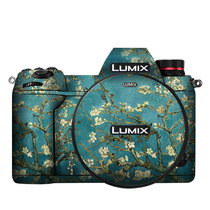  Suitable for Panasonic S1 S1R camera sticker Carbon fiber leather pattern All-inclusive cartoon sticker