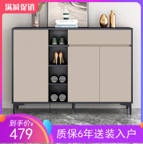  Light luxury shoe cabinet household door large-capacity storage entrance cabinet Modern simple living room locker entrance hall cabinet