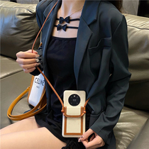 Crossbody strap lanyard Huawei mate40pro mobile phone case p40 high-grade p30 coin purse pro advanced sense goddess style big wind card bag mate30 small red book luxury mat